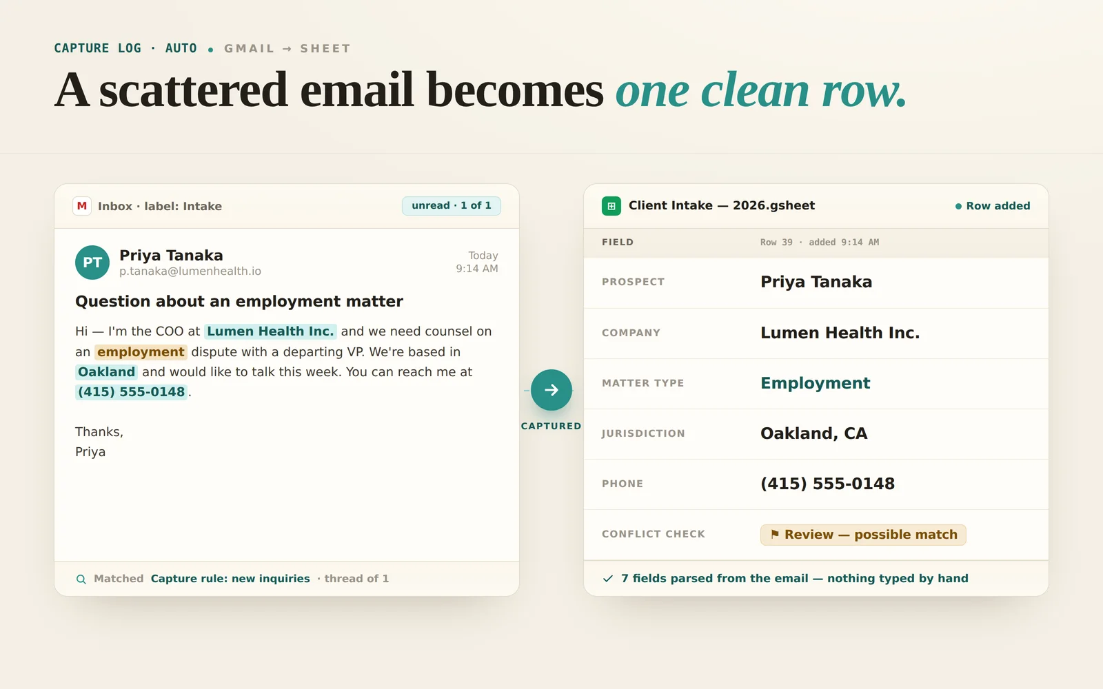 Client Intake Desk screenshot 4