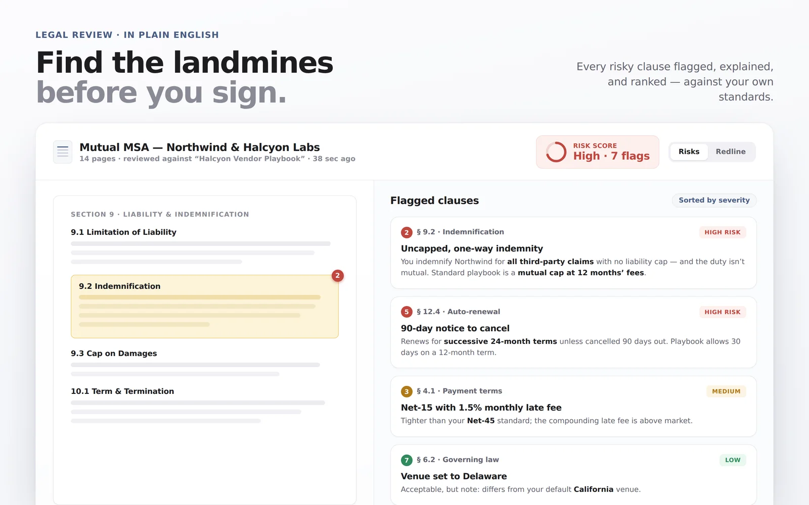 Contract Reviewer screenshot 1
