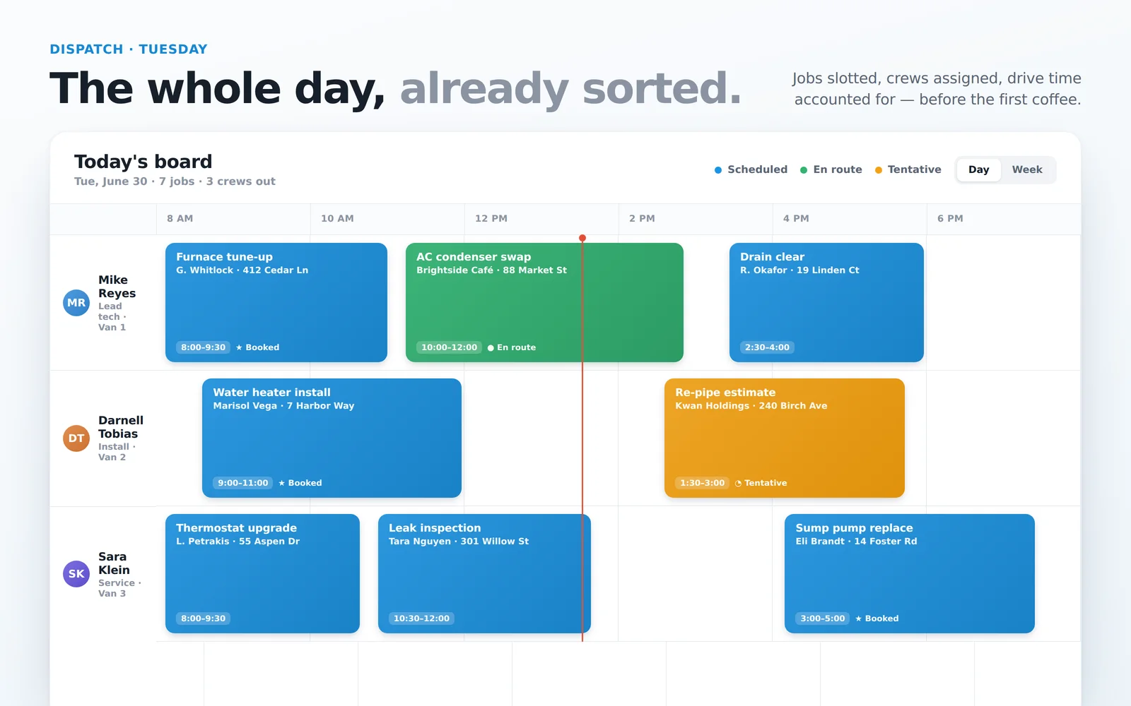Field Scheduler screenshot 1