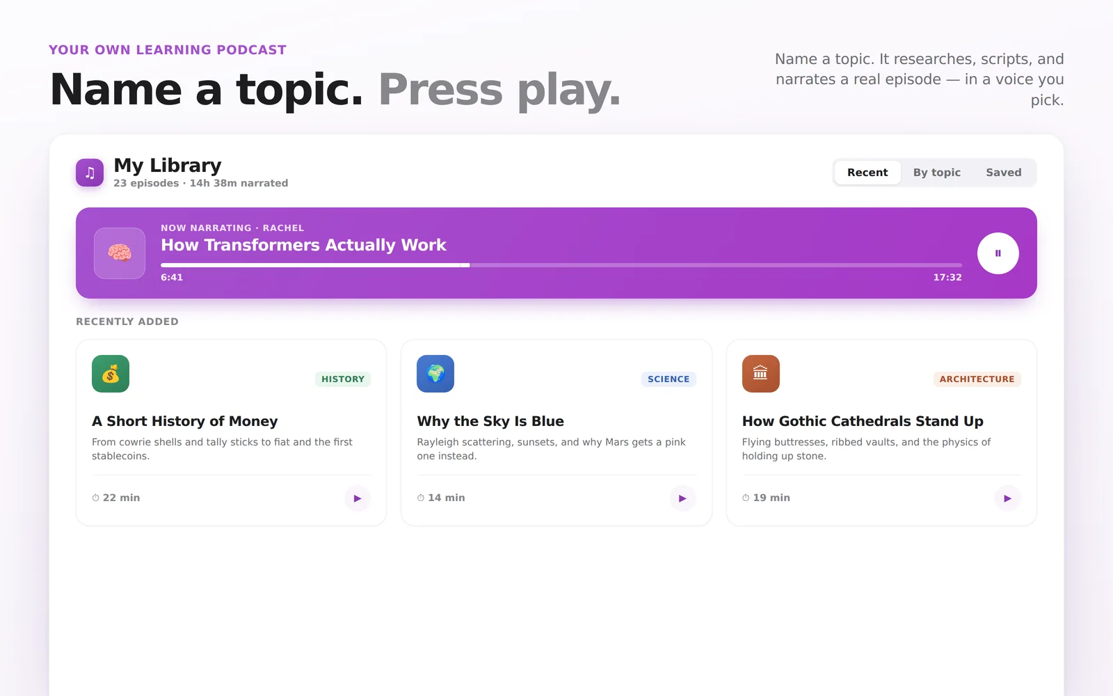 LearnCast screenshot 1