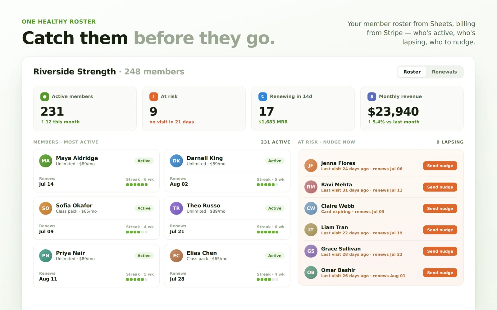 Membership Tracker screenshot 1