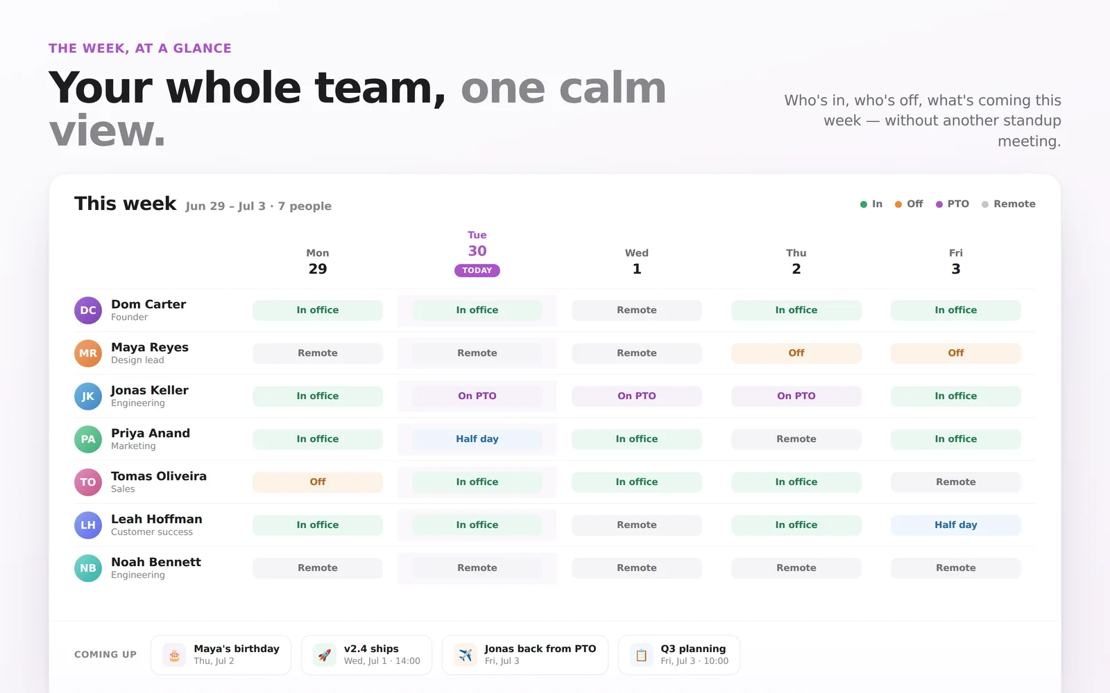 Team Pulse screenshot 1