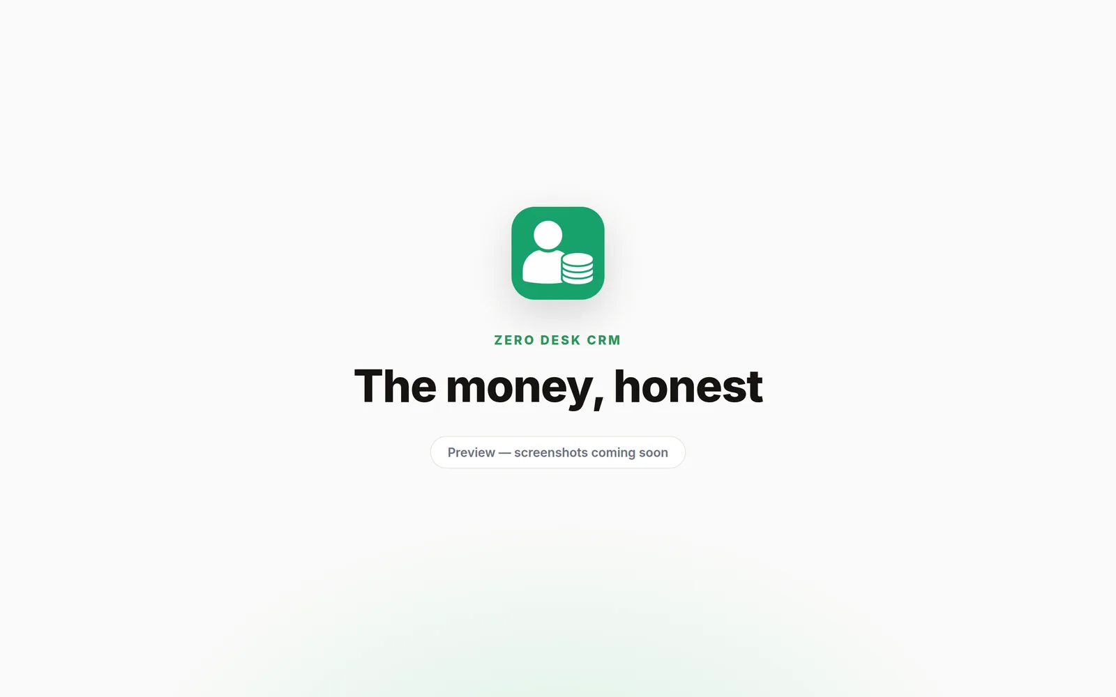 Zero Desk CRM screenshot 1